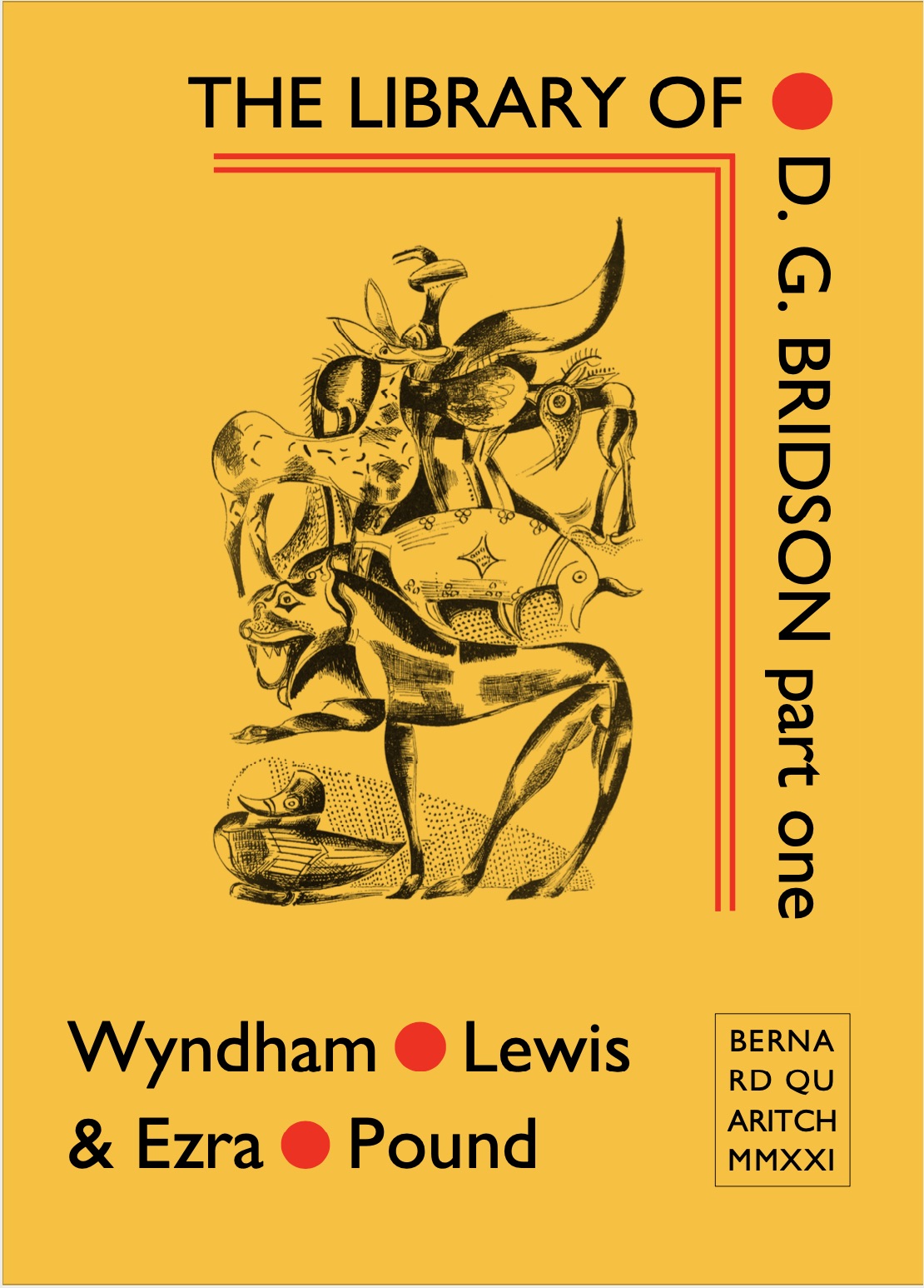 Wyndham Lewis & Ezra Pound: the Library of D. G. Bridson part one